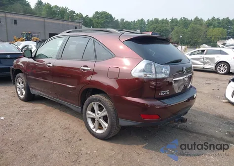 2008 Lexus Rx 400H z USA, uszkodzony, nr VIN JTJHW31U682051553